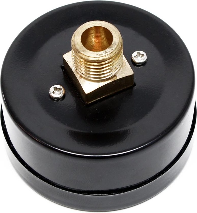 Produktbild Wiltec Druckanzeige Druckbehälter/ Manometer axial DN8 (1/4") 12.9mm 0-12bar 0-180 PSI