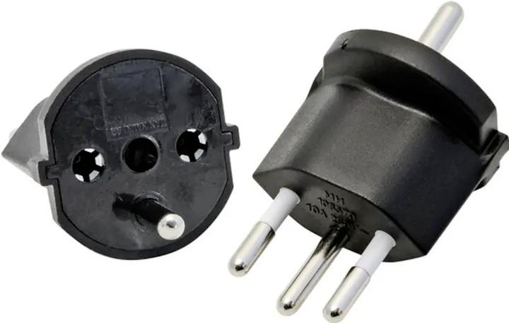 Produktbild S-Electro Fix-Adapter SchuKo-CH (Typ 12, CEE 7/7)