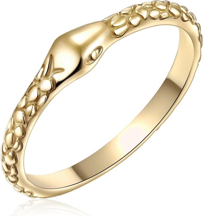 Image du produit Glanzstücke München Femme tête de serpent argent sterling or jaune - 26573 (56, Argent 925)