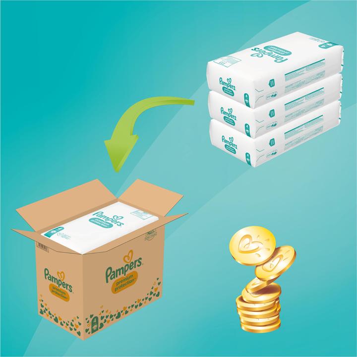 Produktbild Pampers Premium Protection (Gr. 4, Monatsbox, 168 Stück)