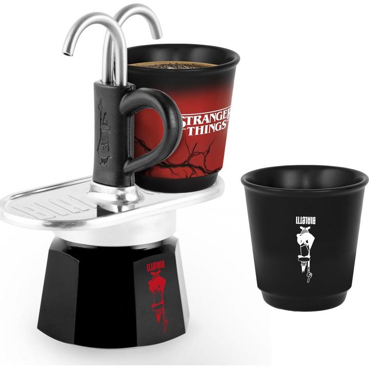 Actual product image Bialetti Espressokanne Stranger Things, mit 2 Espressotassen (2 Cups)