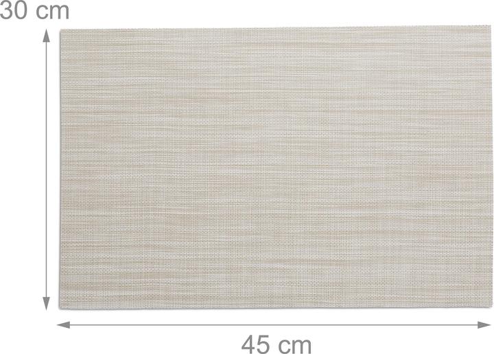 Image du produit Relaxdays Set de table 6pcs (6 pcs, 30 x 45 cm)