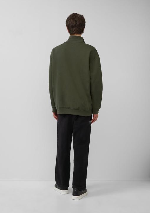 Produktbild s.Oliver Sweatshirt Jacke Sweatshirt-Jacke mit Stehkragen und Frontprint (M)
