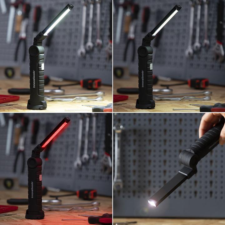 Actual product image InnovaGoods LED-Taschenlampe 5-in-1 (27 cm, 300 lm)