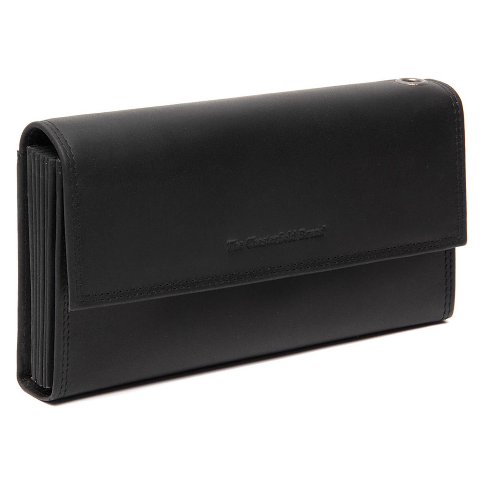 The Chesterfield Brand, Damen, Portemonnaie, Grenada Geldbörse Rfid Schutz Leder 18 Cm, Schwarz