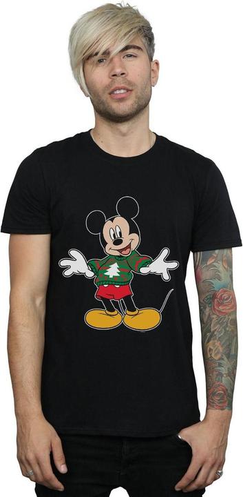 Produktbild Disney Mickey Mouse Christmas Jumper Stroke TShirt (S)