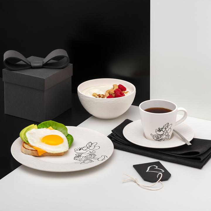 Produktbild Villeroy & Boch Frühstücks-/Dessertteller Manufacture Rock blanc - Mickey Mouse (1x, 21.70 cm)