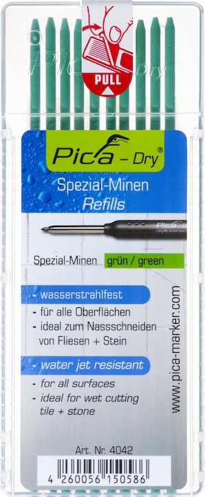 Immagine prodotto Pica Ricariche DRY verde (Mine di ricambio, Verde, 2.80 mm)