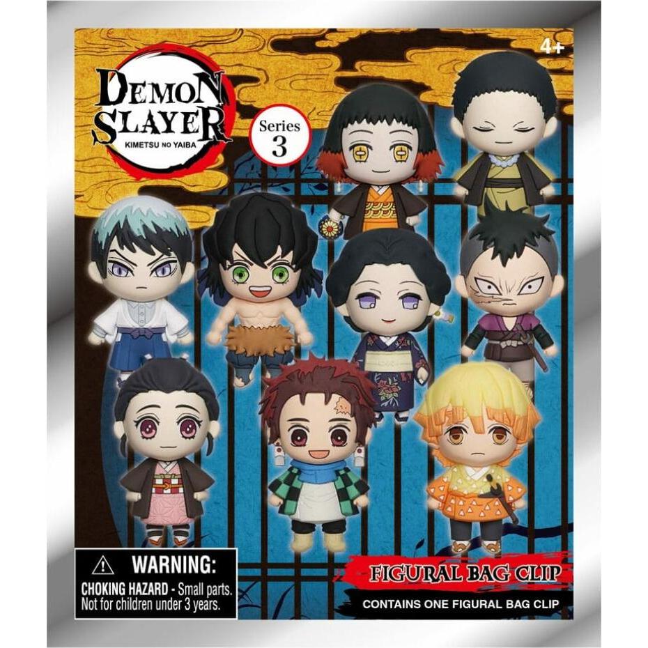 Thumbnail - Monogram Int., Schlüsselanhänger, Demon Slayer: Kimetsu no Yaiba PVC-Taschenanhänger Series 3 Display (24)