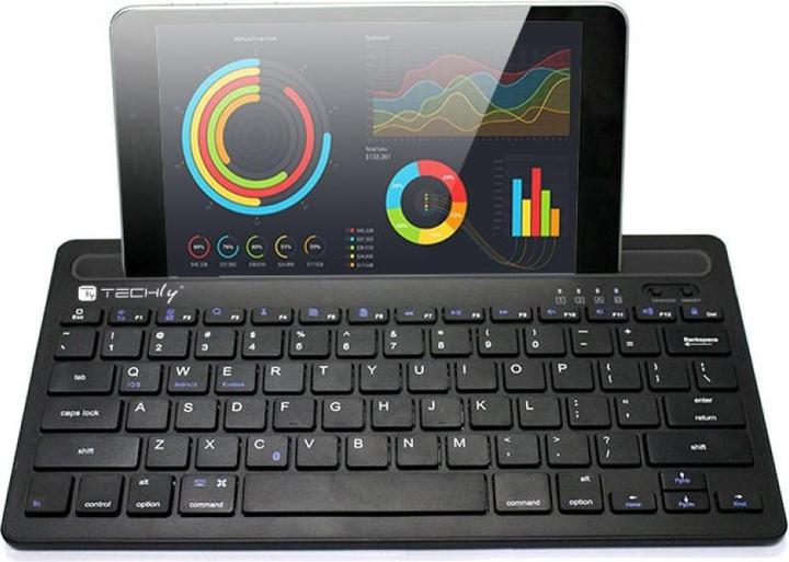 Produktbild Techly Mini Wireless Keyboard 78 Keys (Eng. Int., Kabellos)