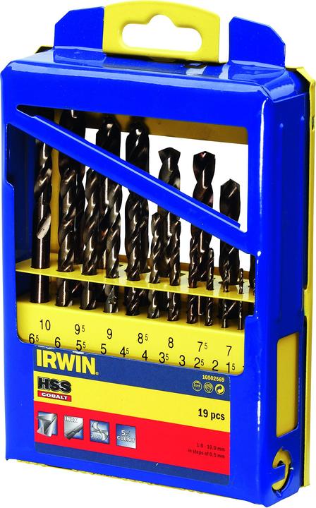 Actual product image Stanley Drill set HSS Cobalt 1-10 mm 19 pcs (1.0 - 10.0 mm)