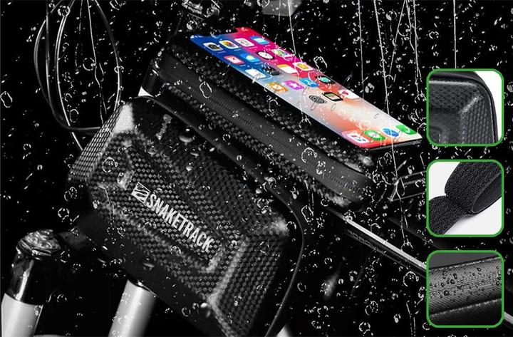 Actual product image Frame Snake Track bike double bag (1.50 l, Frame bag)