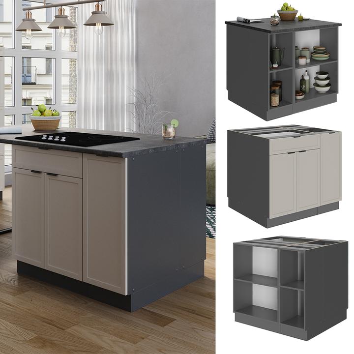 Produktbild Vicco Kücheninsel Fame-Line (90 x 81.60 x 82 cm)