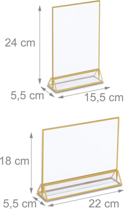 Actual product image Relaxdays 10x table stand (A5)