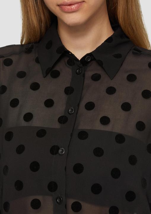 Immagine prodotto s.Oliver Bluse Transparente Longbluse mit seitlichen Schlitzen (36)