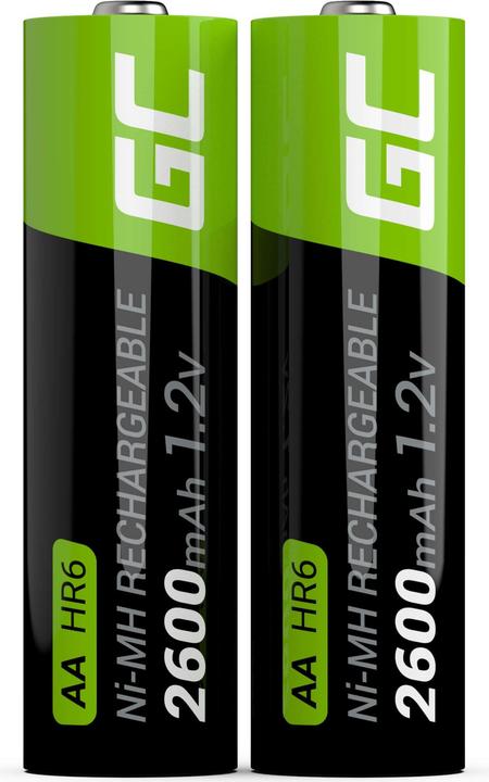 Actual product image GreenCell GR05 - Rechargeable battery - AA - Nickel metal hydride (NiMH) - 1.2 V - 2 pcs. (2 pcs., AA, 2600 mAh)