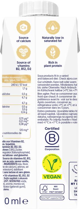 Actual product image Alpro Vanilla single pack (1 x 25 cl)