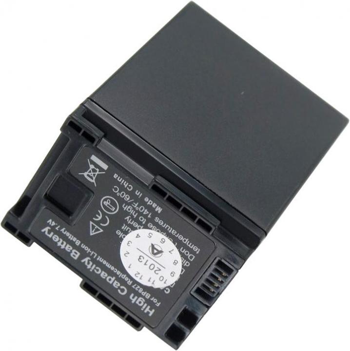 Actual product image AccuCell Akku Canon BP-827 (Camera battery)
