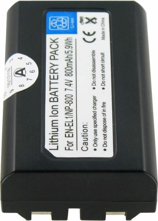 Actual product image AccuCell Akku Nikon EN-EL1, CoolPix 775, 8700, E880 (Camera battery)
