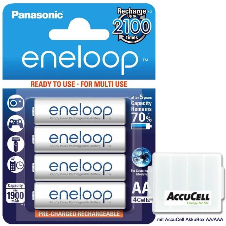Actual product image Panasonic Eneloop (4 pcs., AA, 2000 mAh)