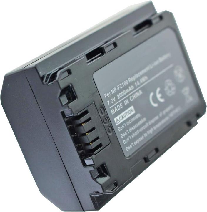 Actual product image AccuCell Battery Sony NP-FZ100, A7 Mark 3, A7R Mark 3 (Rechargeable battery)