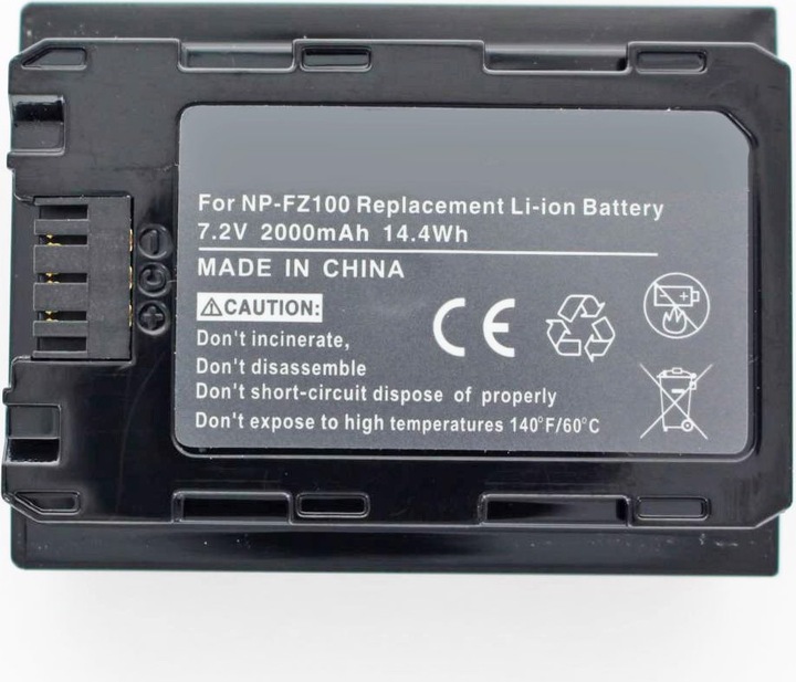 Immagine prodotto AccuCell Batteria Sony NP-FZ100, A7 Mark 3, A7R Mark 3 (Accumulatore di carica elettrica)