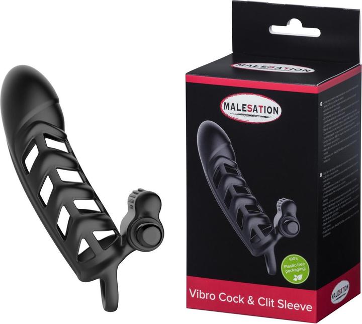 Produktbild Malesation Vibro Cock & Clit Sleeve