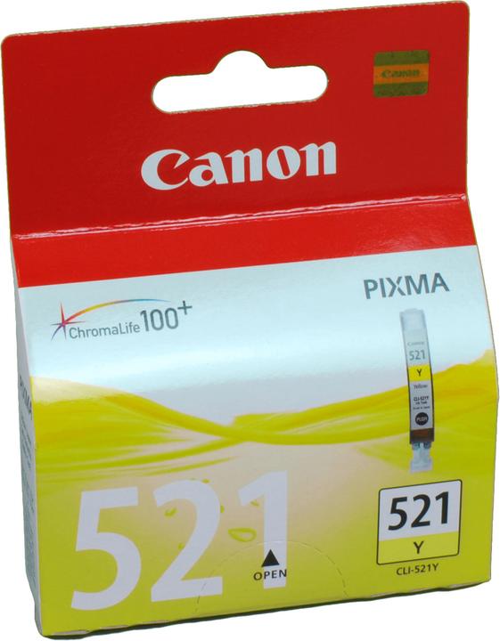 Actual product image Canon Cli-521y (Y)