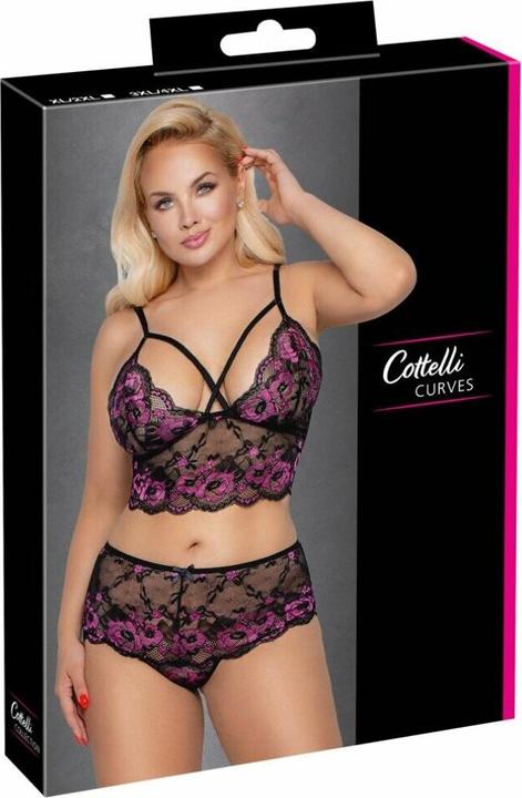 Actual product image Cottelli Collection Bra Set Lace XL/2XL (XL, XXL)
