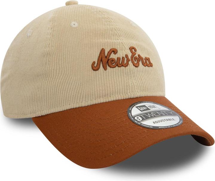 Produktbild New Era 9Twenty Strapback Kord Cap - Script Beige