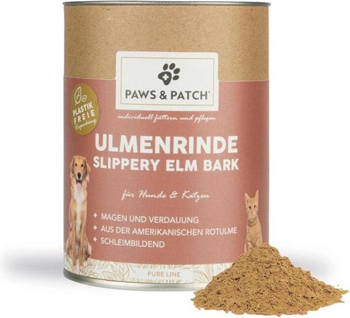 Paws & Patch Paws and Patch Corteccia di Olmo in polvere per cani e gatti (100g) (Adulto, 1 pz., 110 g)