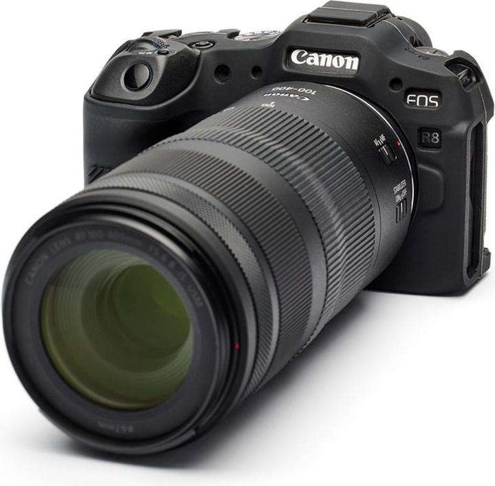 Actual product image easyCover Silicone protector black for Canon R8 (novelty) (Cover, R8)