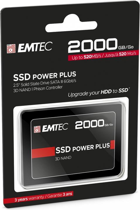 Immagine prodotto Emtec X150 Power Plus (2000 GB, 2.5")