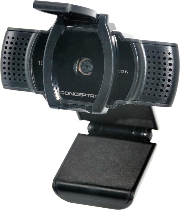 Productafbeelding Conceptronic Webcam AMDIS 1080P HD Webcam+Microfoon sw (2 Mpx)