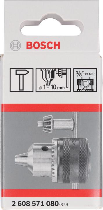 Produktbild Bosch Professional Zubehör Schnellspannbohrfutter bis 10 mm, 1 - 10 mm, 3/8-Zoll