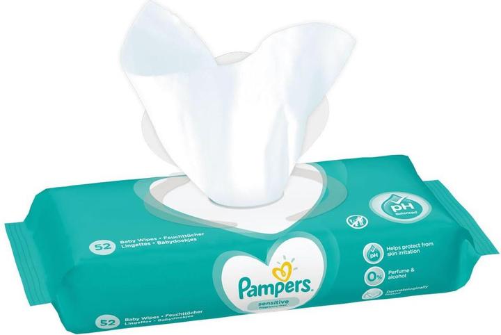 Produktbild Pampers Sensitive (12 x 52 Stk.)