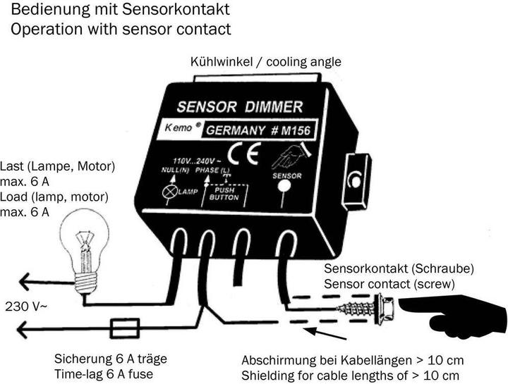 Image du produit Kemo Régulateur de puissance Capteur (Résistance)