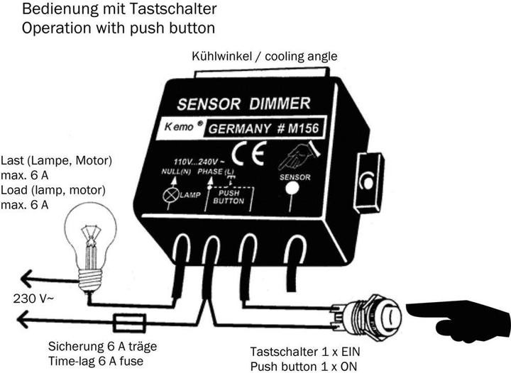 Image du produit Kemo Régulateur de puissance Capteur (Résistance)