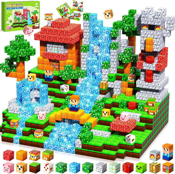 Image du produit Pourbibi Magnetisches Baustein-Set