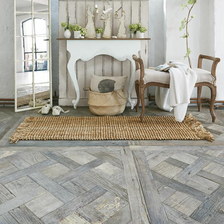 Produktbild Loberon Teppich Hermitage braun (50 x 140 cm)