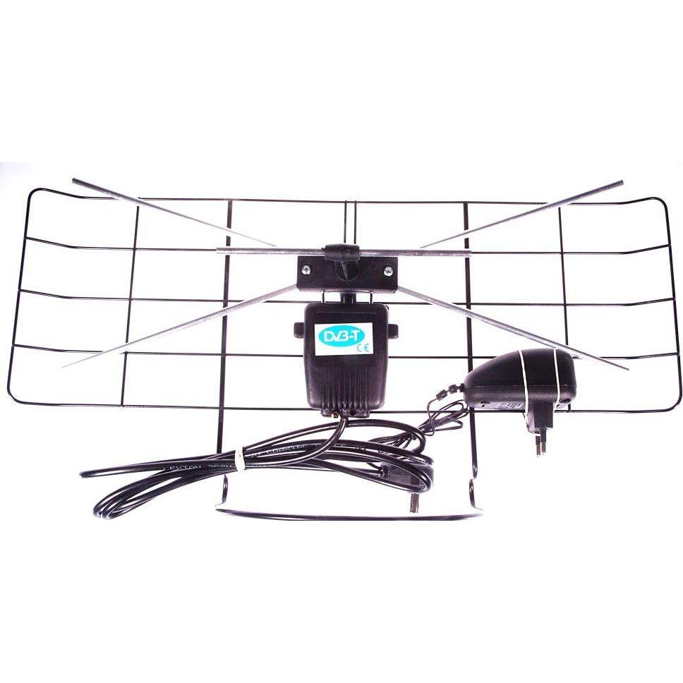 Libox Antenos RTV Cabletech ROOM MESH (ANT0043) (Zimmerantenne, 40 dB, DVB-T / -T2), SAT Spiegel + SAT Antennen, Schwarz