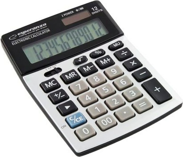 Produktbild Esperanza ECL102 Taschenrechner Desktop Einfacher Taschenrechner (Akku)