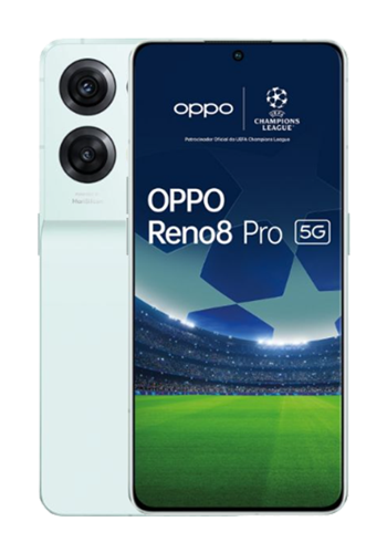 Actual product image OPPO Reno 8 Pro (256 GB, Glazed Green, 6.70", Dual SIM, 50 Mpx, 5G)