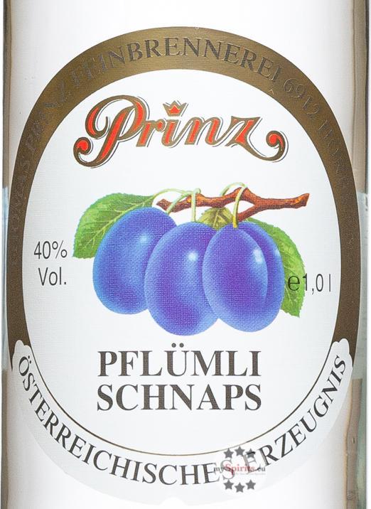 Produktbild Prinz Pflümli Schnaps 1,0 Liter 40 % Vol.