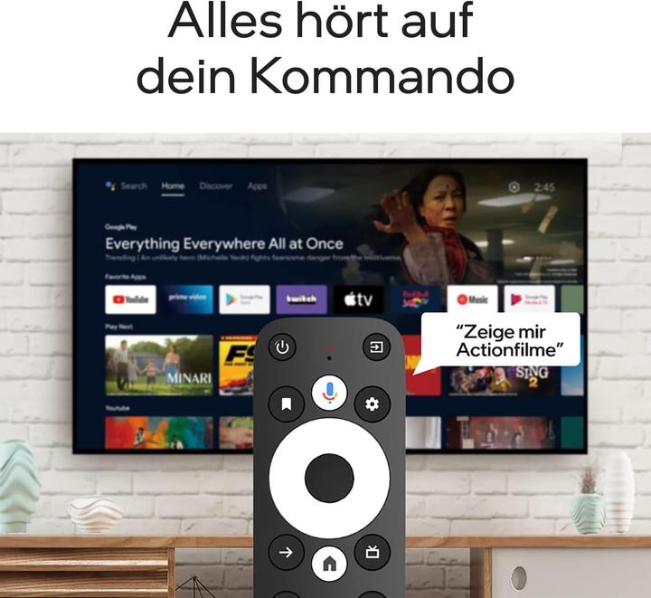 Produktbild Orbsmart 4K HDR Smart TV-Streaming-Player mit WLAN 6, Chromecast und Android TV 14 (32 GB, Android 14)