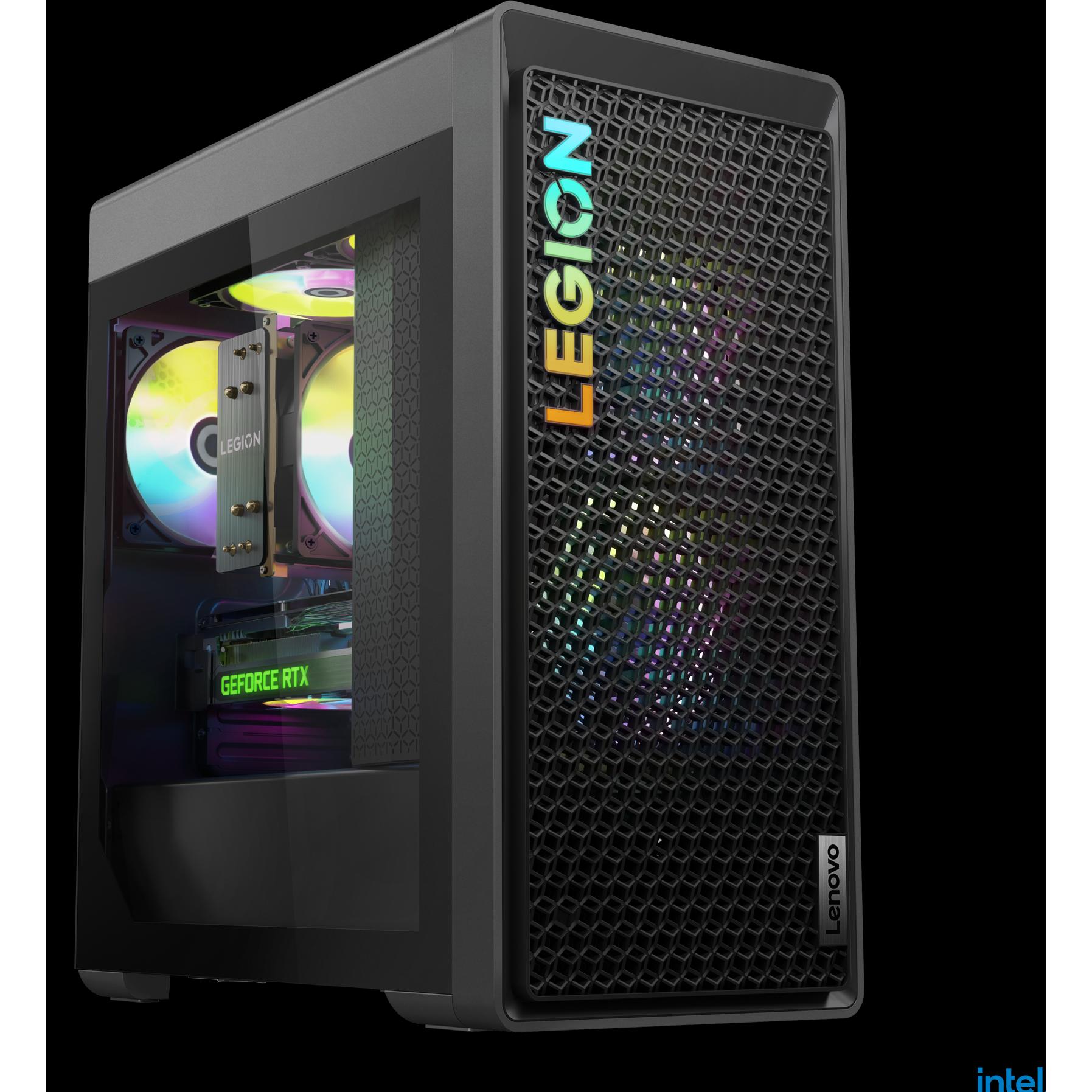 Lenovo Legion T5 (Intel Core i7-14700KF, 16 GB, 1000 GB, GeForce RTX 4070 Super), PC, Grau