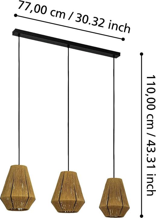 Produktbild EGLO Pendelleuchte LB22 (E27)