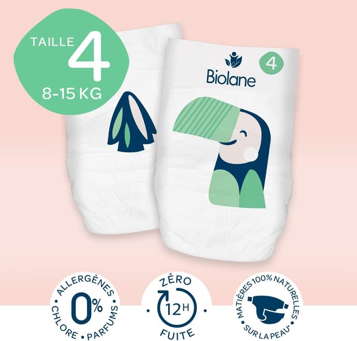 Produktbild Biolane Windelhosen (Gr. 4, 126 Stk.)