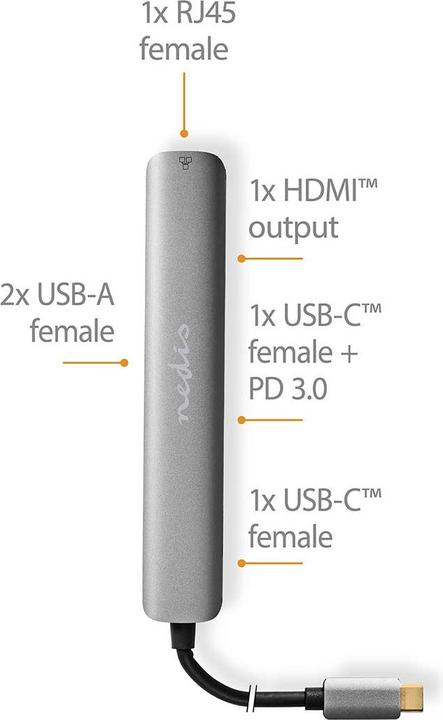 Produktbild Nedis CCBW64230AT02 (USB-C, 6 Ports)