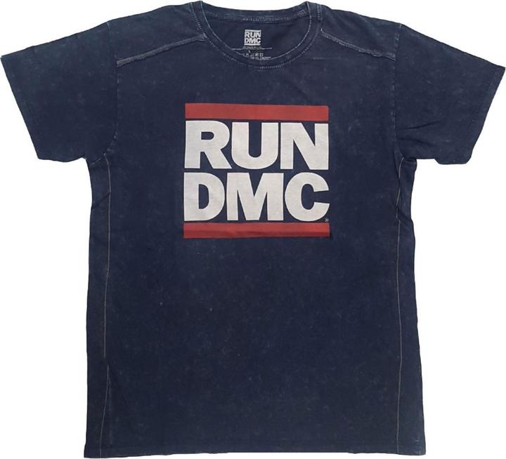 Produktbild Run DMC TShirt mit Logo aus gewaschener Baumwolle Erwachsene (XL)